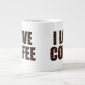 ローストコーヒー豆フォント ジャンボコーヒーマグカップ (正面)