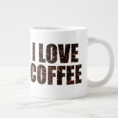 ローストコーヒー豆フォント ジャンボコーヒーマグカップ (右)