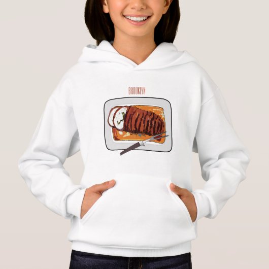 ローストターキーの胸肉のキャラクターイラスト (正面)
