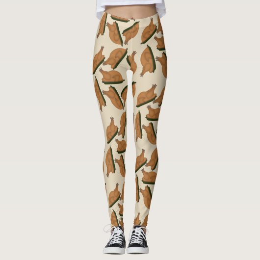 ローストターキー感謝祭レギンス レギンス (正面)