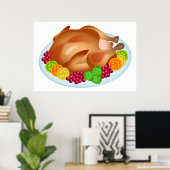 ローストターキー ポスター (ホームオフィス)