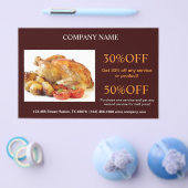 ローストチキンデリショップダイナーケータリング チラシ (シングル)