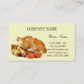 ローストチキンデリショップダイナーケータリング 名刺 (正面)