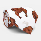 ローストチキン漫画イラストレーション ネクタイ (ロール)