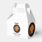 ローストチキン漫画イラストレーション フェイバーボックス (裏面サイド)