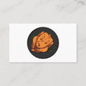 ローストチキン漫画イラストレーション 名刺 (裏面)