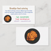 ローストチキン漫画イラストレーション 名刺 (正面/裏面)