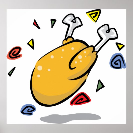 ローストチキン ポスター (正面)