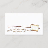 ローストトーストマーシュマロキャンピングサマーキャンプ 名刺 (正面)