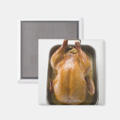 ローストト詰まったレイのローストターキー、クローズアップ マグネット (正面/裏面)
