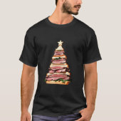 ローストビーフサンドイッチ クリスマスツリー Tシャツ (正面)