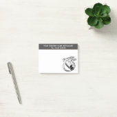 ローストビーフレストランイラストレーションテーマ ポストイット (オフィス)