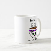 ローストフランスのかわいい漫画コーヒーカップをお許し コーヒーマグカップ (正面右)