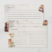 ローストベーシックフランスのレシピカード エンクロージャーカード (正面/裏面)