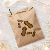 ローストボールパークピーナッツスナックフードトリート フェイバーバッグ (クリップ留めされた状態)