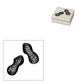 ローストボールパークピーナッツスナックフードトリート ラバースタンプ (押印)