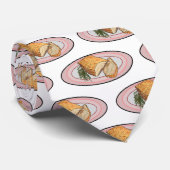 ローストポークベリー漫画イラストレーション ネクタイ (ロール)