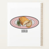 ローストポークベリー漫画イラストレーション プランナー手帳 (裏面)