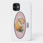 ローストポークベリー漫画イラストレーション Case-Mate iPhoneケース (裏面)
