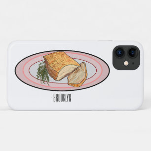 ローストポークベリー漫画イラストレーション iPhone 11 ケース