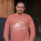 ロースト&ロームアキャンピングコーヒーデザイン Tシャツ