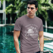 ロースト&ロームアキャンピングコーヒーデザイン Tシャツ