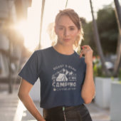 ロースト&ロームアキャンピングコーヒーデザイン Tシャツ