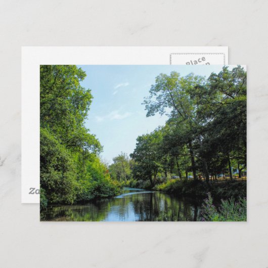 ロースパークレイク、カーディフ、ウェールズのはがき ポストカード (正面/裏面)