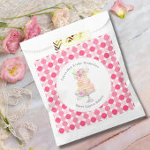 ローズが添えられた華やかな水彩レイヤードケーキの専門店 フェイバーバッグ