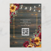 ローズとアスター エンクロージャーカード (裏面)