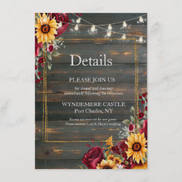 ローズとアスター エンクロージャーカード