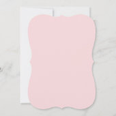 ローズとブラッシュピンクの結婚式後披露宴 招待状 (裏面)