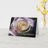 ローズのお祝い カード (黄色い花)