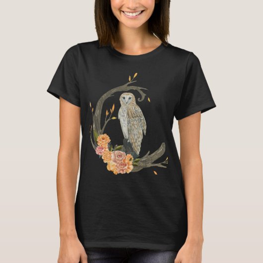 ローズのオウムTシャツ Tシャツ (正面)