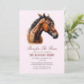 ローズのレースへの招待状 デルビーパーティー 招待状 (スタンド正面)