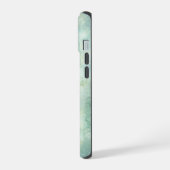 ローズの友達　妖精とうさぎの幻想芸術 iPhone 15ケース (左側面)
