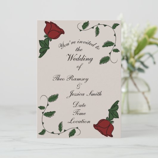 ローズの招待状 招待状 (スタンド正面)