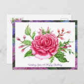 「ローズはローズのまま」グリーティング ポストカード (正面/裏面)