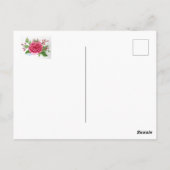 「ローズはローズのまま」グリーティング ポストカード (裏面)