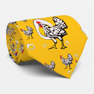 ローズアンチキンおもしろい- Roseanne Rooster and Egg ネクタイ