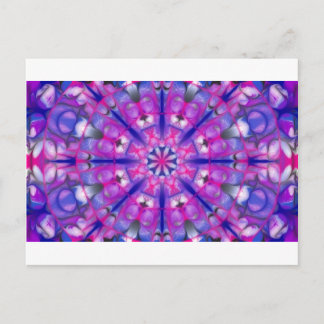 ローズアンドブルーマンダラ ポストカード