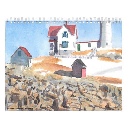 ローズアンメシェルヴメインウォーターカラーカレンダー カレンダー (カバー)