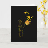 ローズイエロー・アンド・兵士ベテラン栄誉記念 カード (黄色い花)