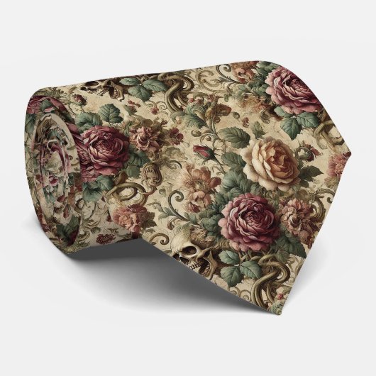 ローズウッド火葬場 – ゴシックビクトリアン様式 ネクタイ (ロール)