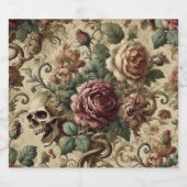 ローズウッド火葬場 – ゴシックフローラ枕 ビールラベル (シングルラベル)