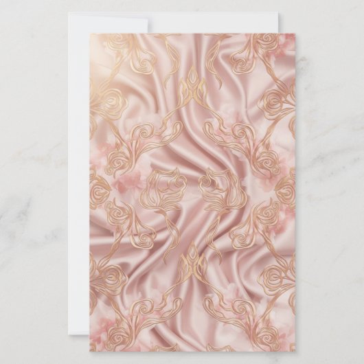 ローズエステティック両面フラワーステーショナリーペーパー (正面)