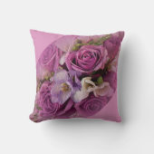ローズエレガントブーケ クッション (正面)