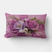 ローズエレガントブーケ ランバークッション (正面)