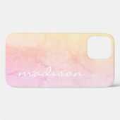 ローズオンブレグラマー Case-Mate iPhoneケース (裏面 (横))