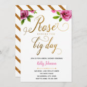 ローズオールデイの招待 招待状 (正面/裏面)